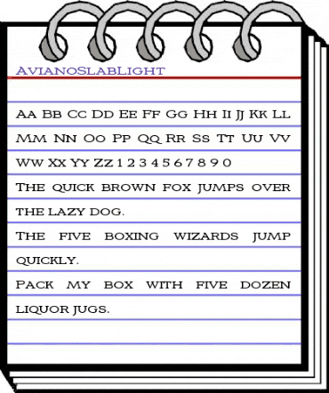 AvianoSlabLight Regular animated font preview AvianoSlabLight Regular animated font preview