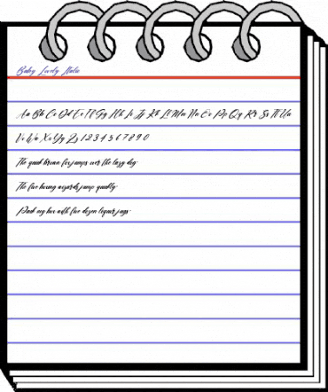 Baby Lovely Italic Regular animated font preview Baby Lovely Italic Regular animated font preview