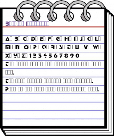 Babylon Industrial Normal animated font preview Babylon Industrial Normal animated font preview