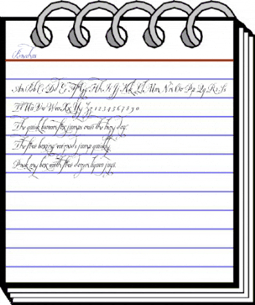 Bacchus Regular animated font preview Bacchus Regular animated font preview