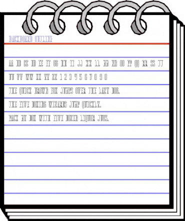 BackboardOutline Outline animated font preview BackboardOutline Outline animated font preview