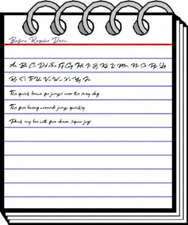 Bafora Demo Regular animated font preview Bafora Demo Regular animated font preview