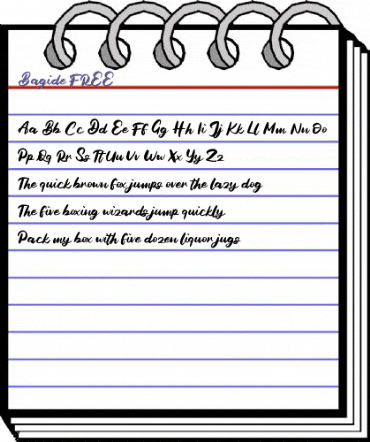 Bagide FREE Regular animated font preview Bagide FREE Regular animated font preview