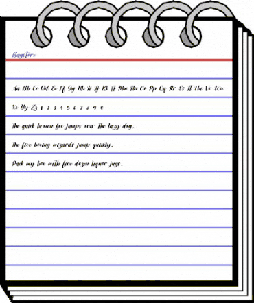 Bagstore Regular animated font preview Bagstore Regular animated font preview