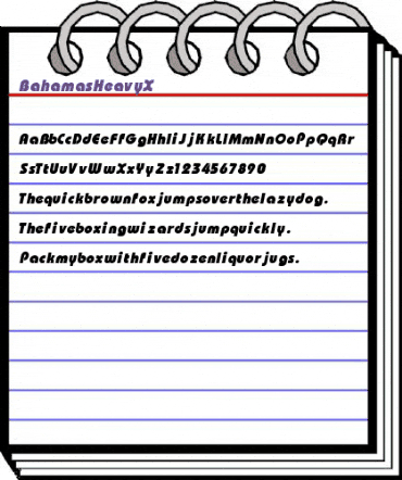 Bahamas_HeavyX Regular animated font preview Bahamas_HeavyX Regular animated font preview