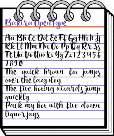 Bakira Regular animated font preview Bakira Regular animated font preview
