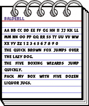 BalderLL Medium animated font preview BalderLL Medium animated font preview