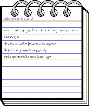 Balinese Family Regular animated font preview