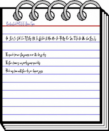 Balistik FREE Regular animated font preview Balistik FREE Regular animated font preview