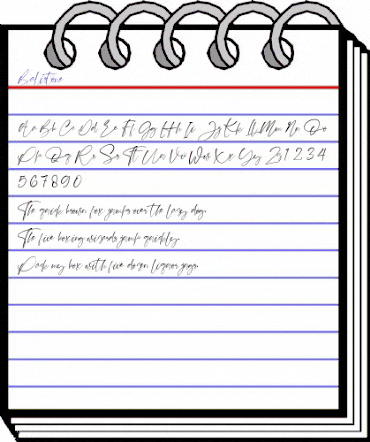 Balistone Regular animated font preview