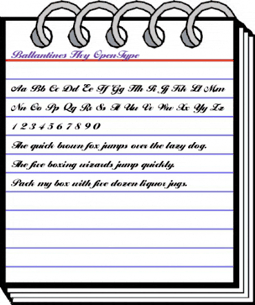 Ballantines Hvy animated font preview Ballantines Hvy animated font preview