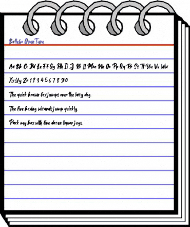 Balleho Regular animated font preview Balleho Regular animated font preview