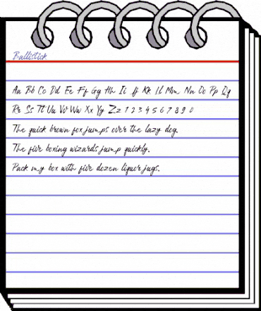 Ballistick Regular animated font preview Ballistick Regular animated font preview