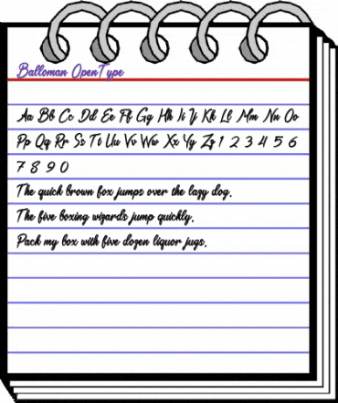 Balloman Regular animated font preview Balloman Regular animated font preview
