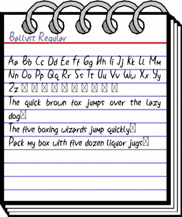 Ballyst Regular animated font preview Ballyst Regular animated font preview