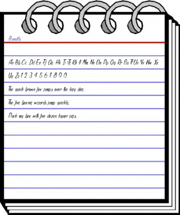 Bandits Regular animated font preview Bandits Regular animated font preview