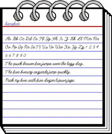 bangkar Regular animated font preview bangkar Regular animated font preview