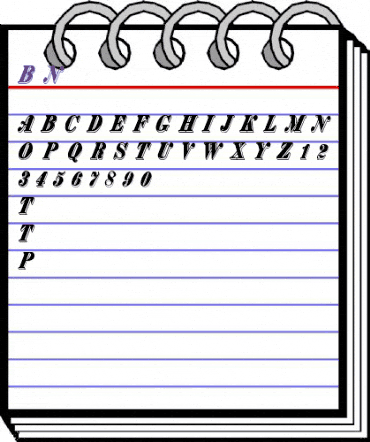 Bank Note Normal animated font preview Bank Note Normal animated font preview