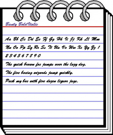Banty BoldItalic animated font preview Banty BoldItalic animated font preview