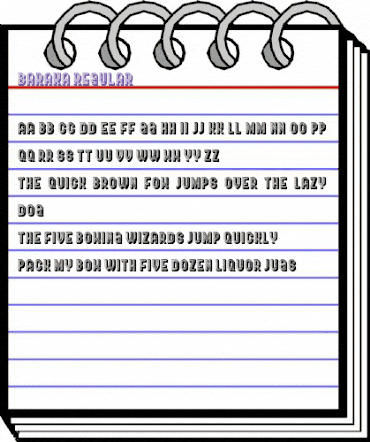 Baraka Regular animated font preview Baraka Regular animated font preview