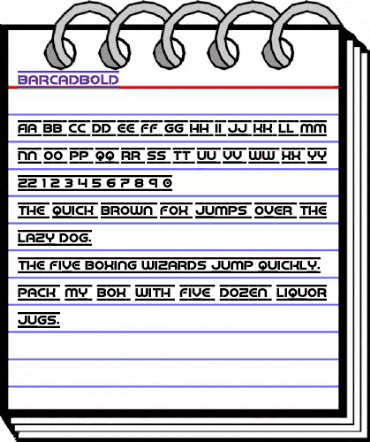 Barcade Bold Bold animated font preview Barcade Bold Bold animated font preview