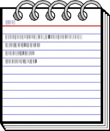 barcode font Regular animated font preview barcode font Regular animated font preview