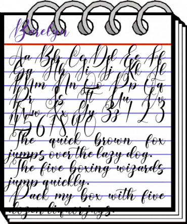 Barelyn Regular animated font preview Barelyn Regular animated font preview