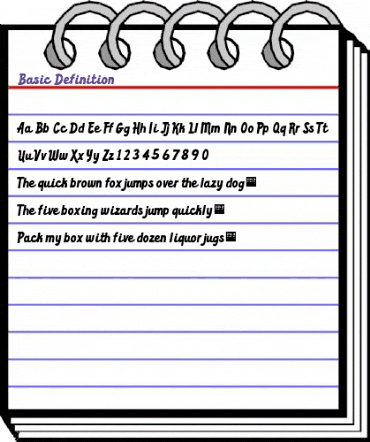 Basic Definition - Demo Regular animated font preview