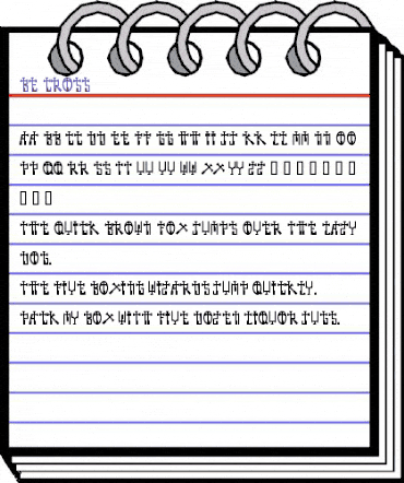 BE CROSS Regular animated font preview