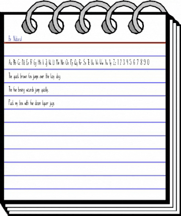Be Natural Regular animated font preview