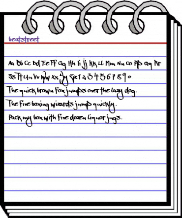 Beatstreet Regular animated font preview Beatstreet Regular animated font preview
