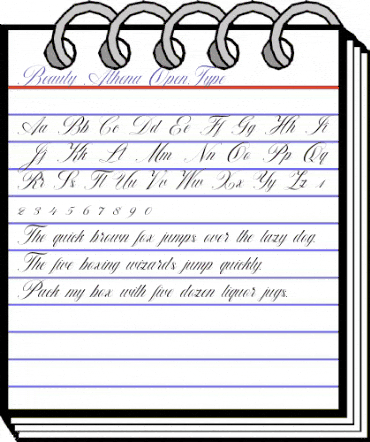 Beauty Athena Regular animated font preview Beauty Athena Regular animated font preview