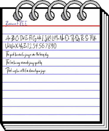 Beaversa FREE Regular animated font preview