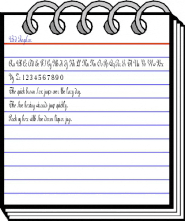 Bed Regular animated font preview