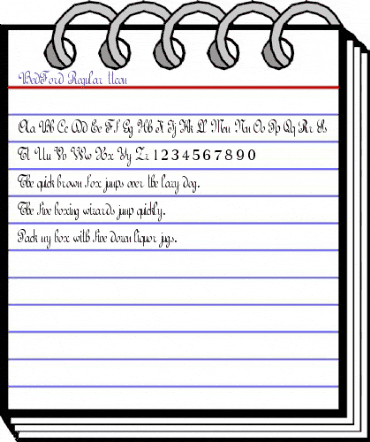 BedFord Regular animated font preview BedFord Regular animated font preview