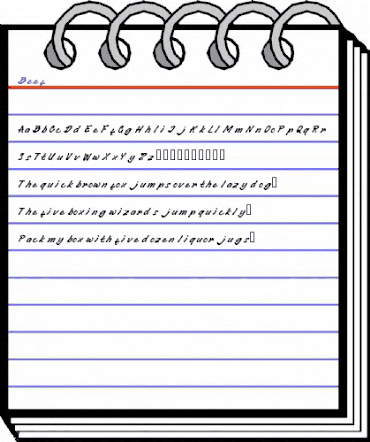 Beef Regular animated font preview