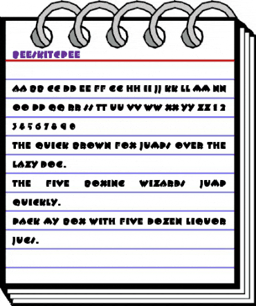 BeeskItcPEE Regular animated font preview BeeskItcPEE Regular animated font preview