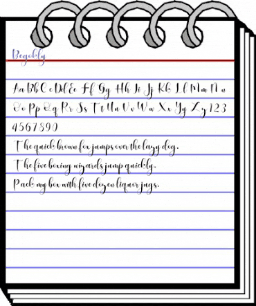 Begokly Regular animated font preview Begokly Regular animated font preview