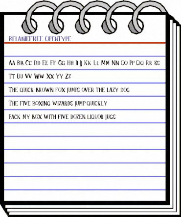 Belanie FREE Regular animated font preview Belanie FREE Regular animated font preview