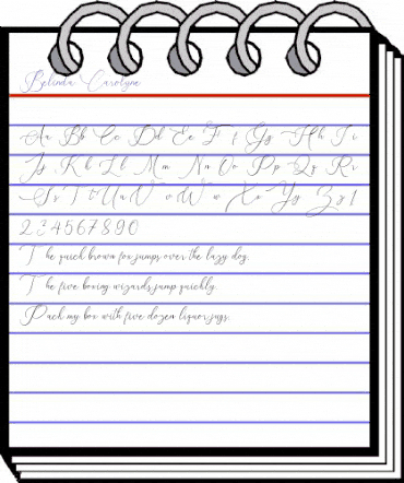 Belinda Carolyne Regular animated font preview Belinda Carolyne Regular animated font preview