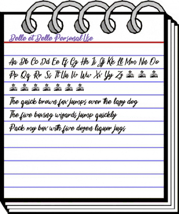 Belle et Belle Personal Use Regular animated font preview Belle et Belle Personal Use Regular animated font preview