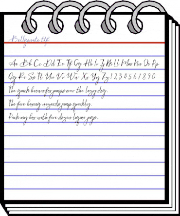 Bellgonate Regular animated font preview Bellgonate Regular animated font preview