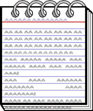 Belove Monogram Regular animated font preview