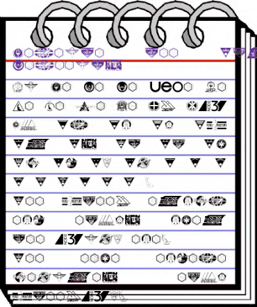 Beneath the Surface Dingbats Regular animated font preview Beneath the Surface Dingbats Regular animated font preview