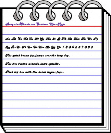 BenguiatCharisma Contour animated font preview BenguiatCharisma Contour animated font preview