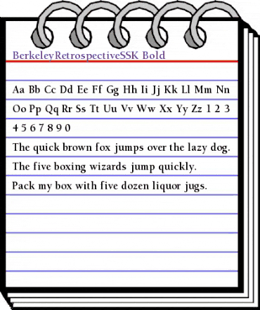 BerkeleyRetrospectiveSSK Bold animated font preview BerkeleyRetrospectiveSSK Bold animated font preview