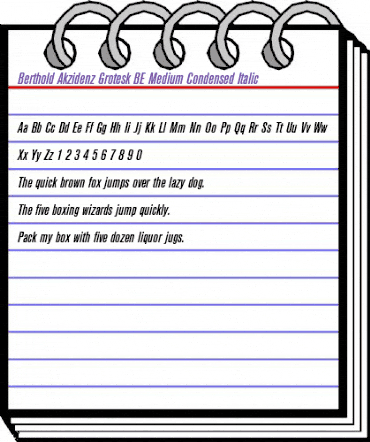 Berthold Akzidenz Grotesk BE Regular animated font preview Berthold Akzidenz Grotesk BE Regular animated font preview