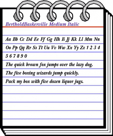 BertholdBaskerville-Medium MediumItalic animated font preview BertholdBaskerville-Medium MediumItalic animated font preview
