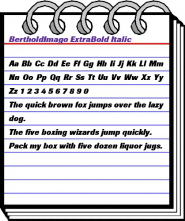 BertholdImago-ExtraBold Extra BoldItalic animated font preview BertholdImago-ExtraBold Extra BoldItalic animated font preview