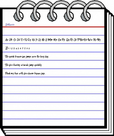 Betharie Regular animated font preview Betharie Regular animated font preview